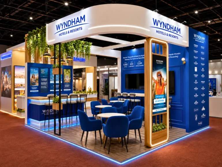 GITB 2026 | Jaipur This is the stand that Skyline Events designed and built in Jaipur at the GITB 2026.