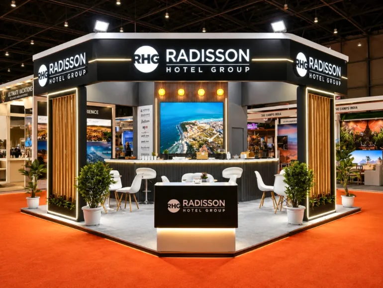 GITB 2026 | Jaipur This is the 2nd stand that Skyline Events designed and built in Jaipur at the GITB 2026.