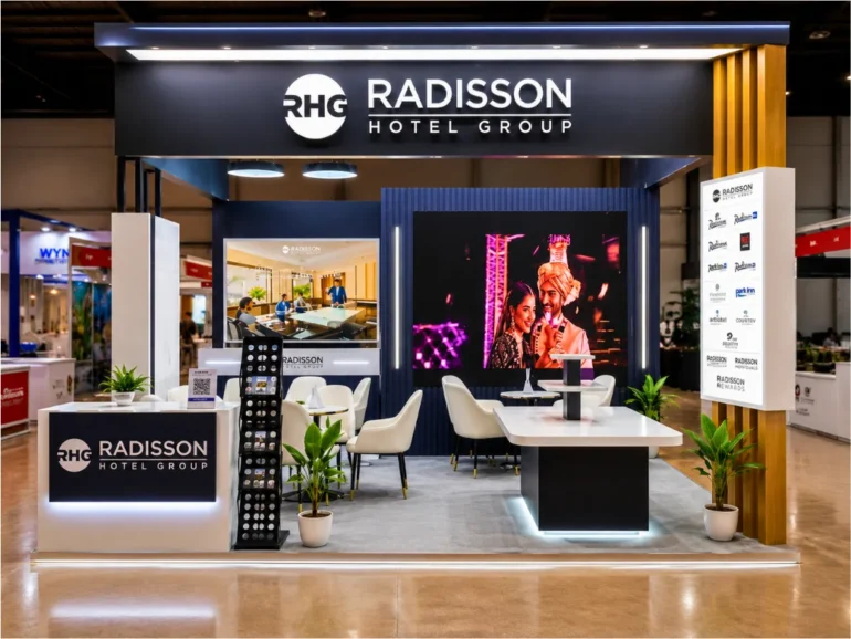 TTF Kolkata 2026 This is the Image of TTF Kolkata 2026, which was designed and built by Skyline Events.