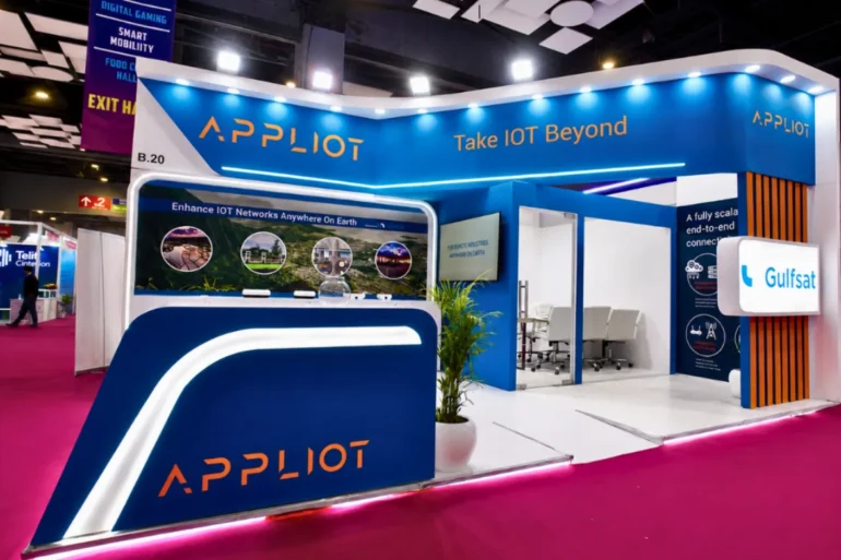 Convergence India 2024 New Delhi Exhibition stand fabricated and built by Skyline Events for Convergence India 2024.