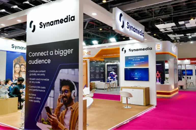 Convergence India 2026 New Delhi Technology exhibition stand designed and built by Skyline Events at Convergence India 2026.