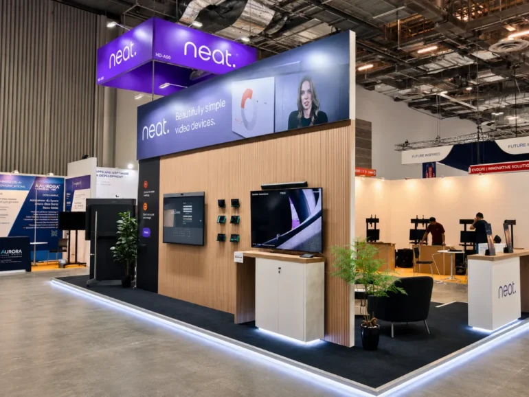 GITEX Asia 2025 | Singapore This is Neat's exhibition stand at GITEX Asia 2025 in Singapore, designed and built by Skyline Events.