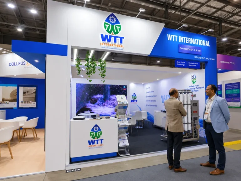 ITMA Asia 2025 | Singapore This is the WTT Internatioal exhibition stand Image that we designed and built at the ITMA Asia 2025, Singapore.
