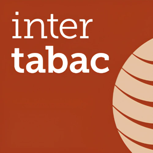 This is the Image of the InterTabac logo that represents the best Exhibition stand builder company for this event.