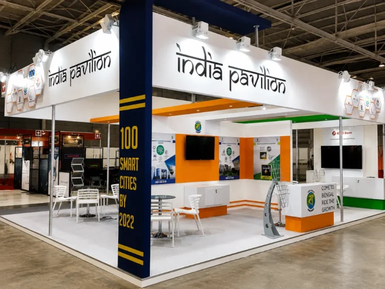 Fintech Festival 2017 | Singapore This is the image of India Pavilion that we designed and built at the Singapore Fintech Festival 2017, Singapore.