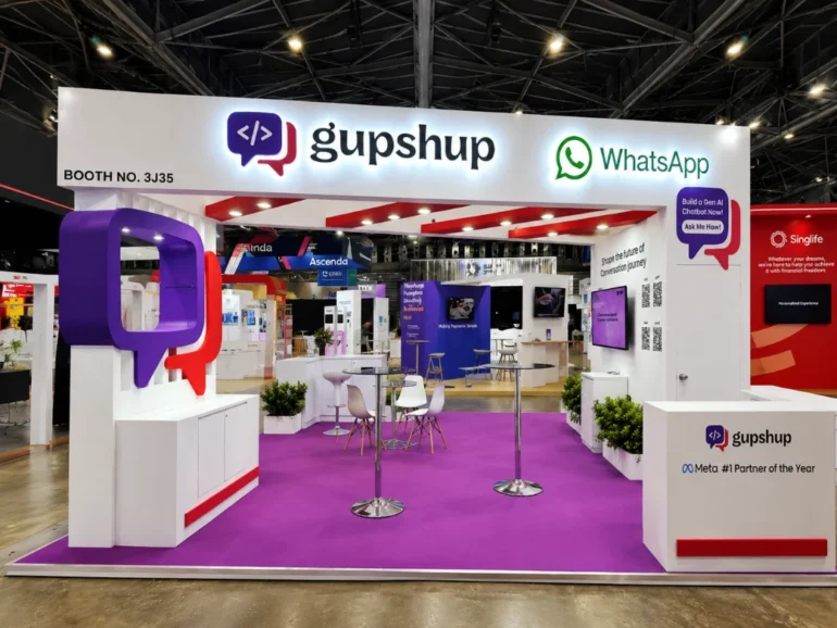 Fintech Festival 2023 | Singapore This is the Exhibition stand that Skyline Events delivered at the Singapore Fintech Festival 2023, Singapore.