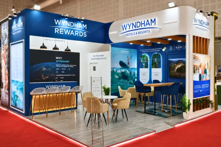 TTF 2026, Ahmedabad (2) This is the Image of second exhibition stand that Skyline Events Designed and built at TTF 2026 in Ahmedabad.